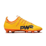 PUMA Evopower Vigor 1 FG Firm Ground Soccer Cleats - Ultra Yellow/Peacoat