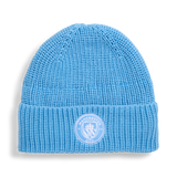 PUMA Manchester City ESS Soccer Beanie - Light Blue/White
