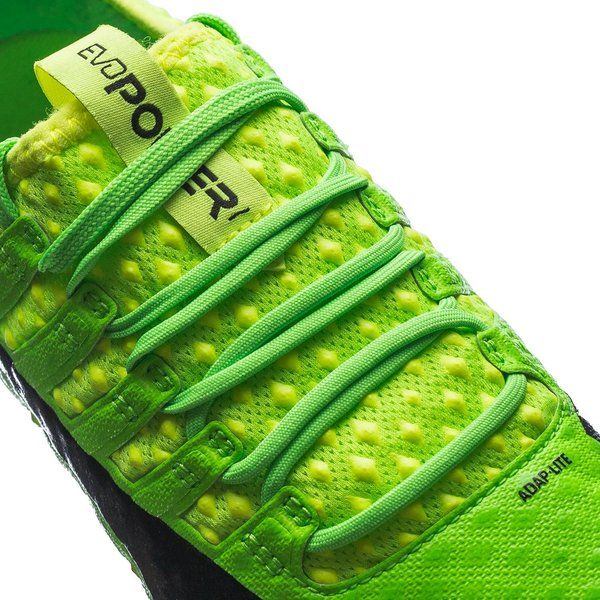 PUMA Evopower Vigor 1 FG Firm Ground Soccer Cleats - Green Gecko/Black/Yellow