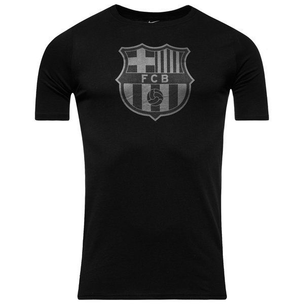 Nike Barcelona Crest Youth Tee - Black