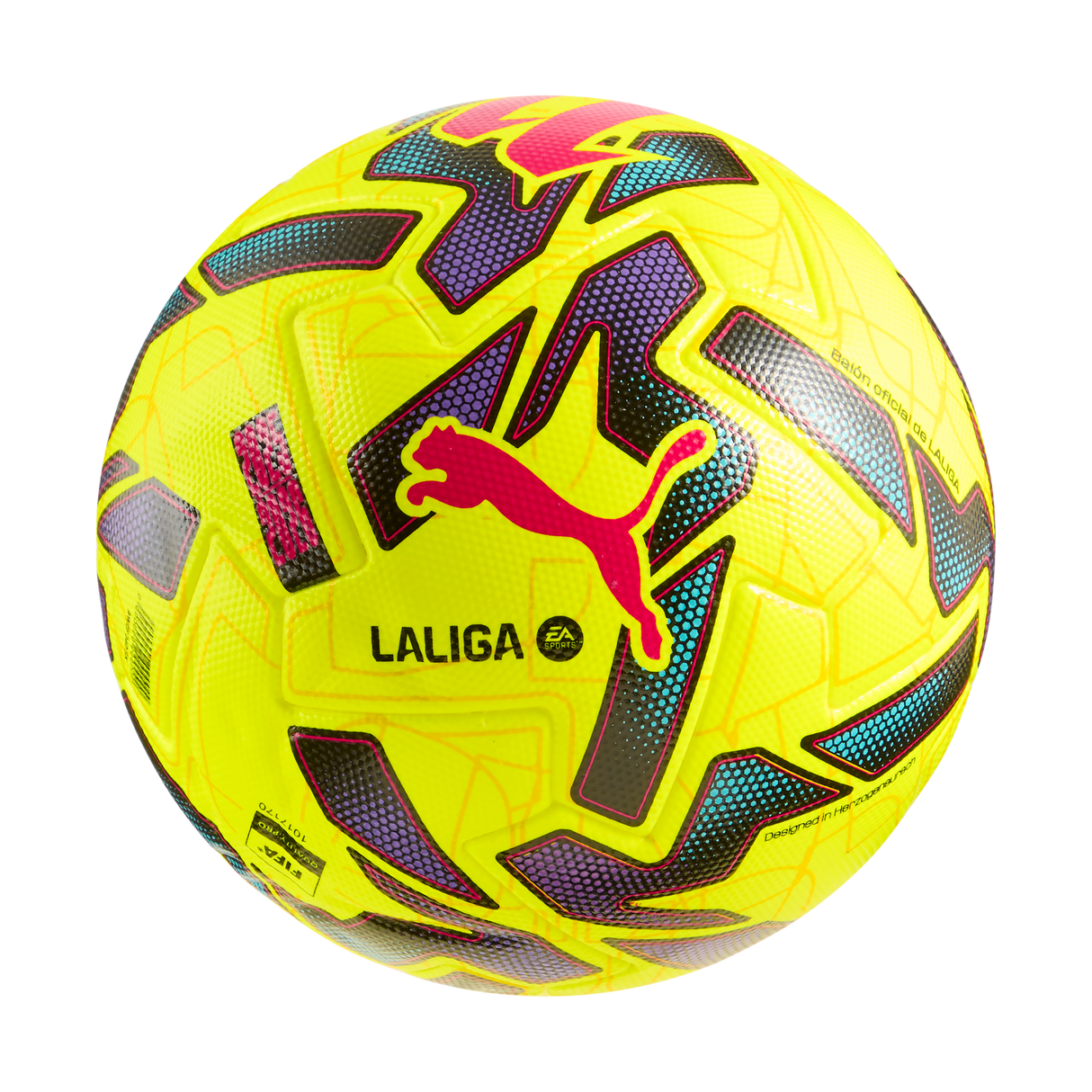 PUMA Orbita LaLiga 1 (FIFA QUALITY PRO) Soccer Ball - Fluor Yellow