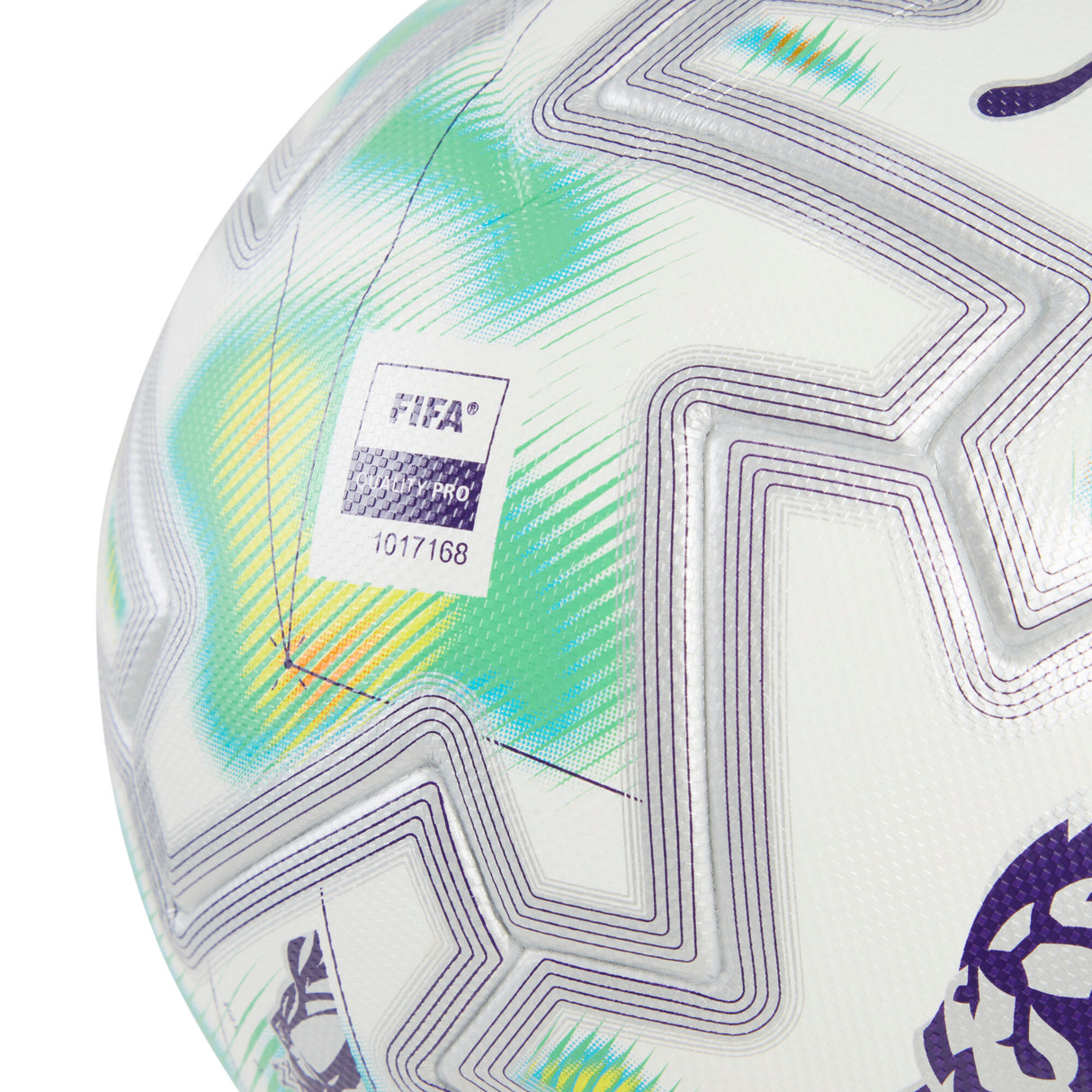 PUMA Orbita Pro Premier League Thrill (FIFA Quality) Soccer Ball - White/Multicolor