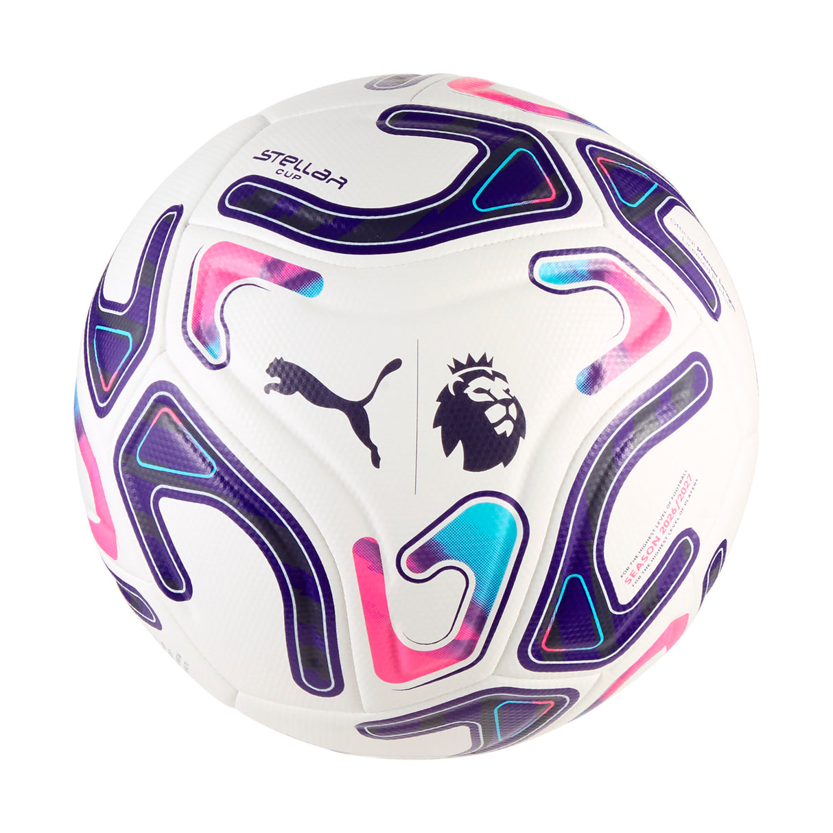 Balón de fútbol PUMA Stellar Cup PL Reactivity - Blanco/Multicolor