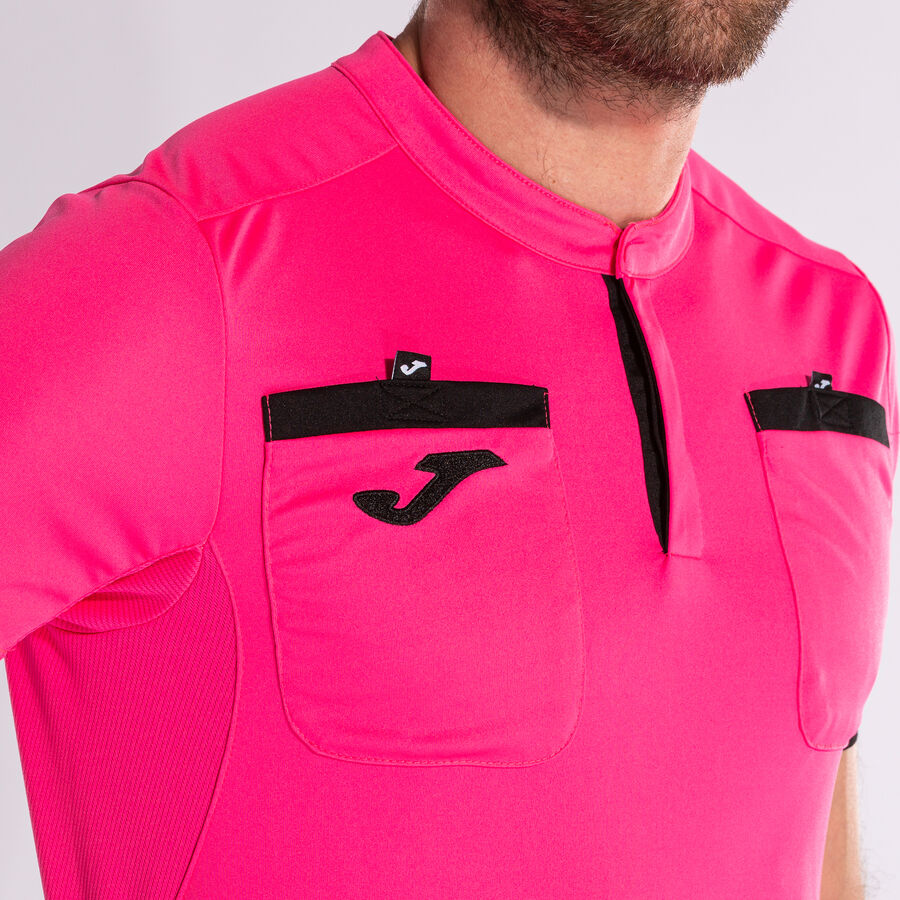 Camiseta de árbitro Joma rosa flúor