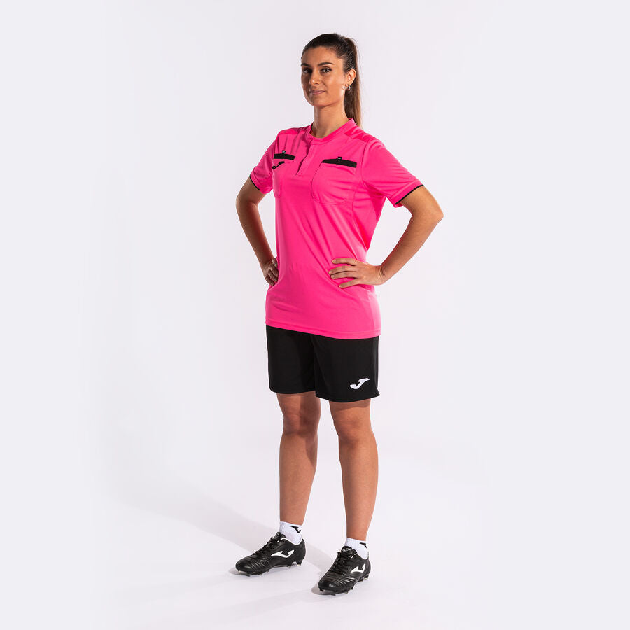 Camiseta de árbitro Joma rosa flúor