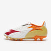 Diadora Maximus Elite Made in Italy SLX FG Firm Ground Soccer Cleats - White/Chili Pepper/Russet Orange