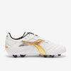 Diadora Match Winner Made in Italy OG LT+ MDPU Firm Ground Soccer Cleats - White/Gold