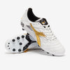 Diadora Match Winner Made in Italy OG LT+ MDPU Firm Ground Soccer Cleats - White/Gold