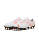 PUMA Attacanto FG/AG JR Blanco-Rojo Brillante