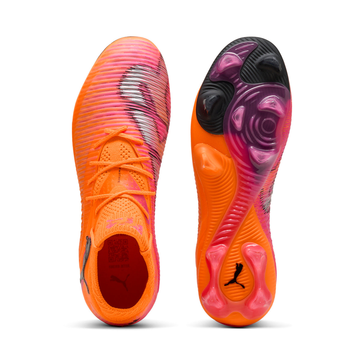PUMA Future 8 Ultimate FG Men's Soccer Cleats - Orange/Black