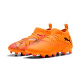 PUMA Future 8 Match FG/AG Youth Soccer Cleats - Orange/Black