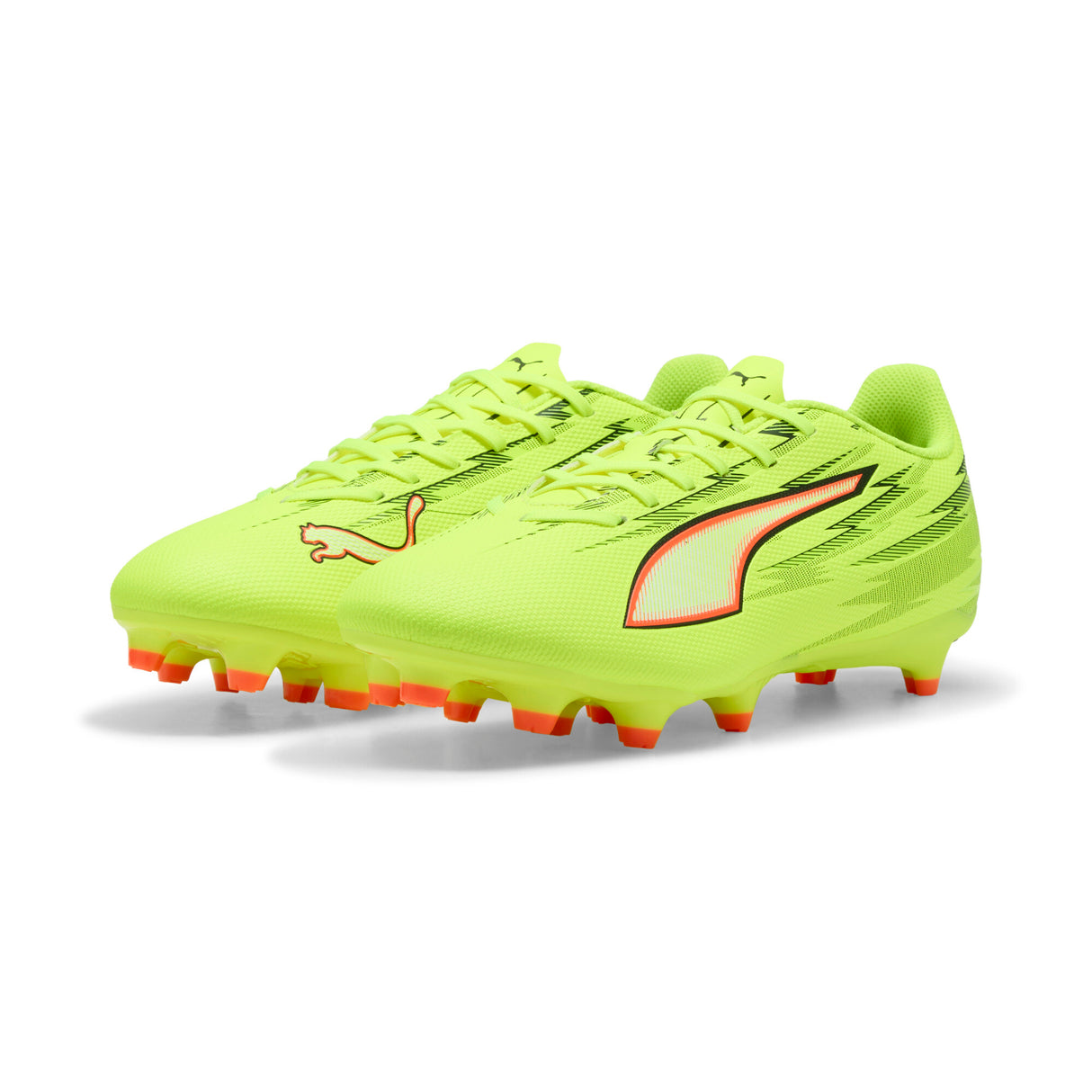 PUMA Ultra 6 Play FG/AG Firm/Multi-Ground Men's Soccer Cleats - Yellow/Black/Red
