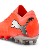 PUMA Future 9 Fusion FG/AG Firm/Multi-Ground Men's Soccer Cleats - Red/White/Black