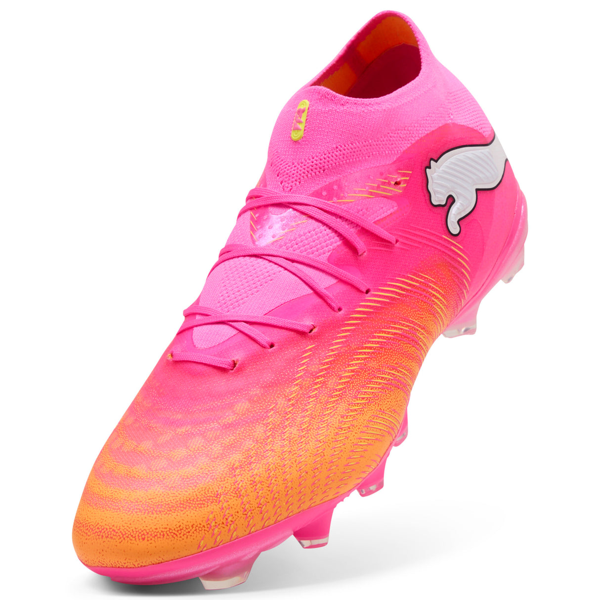 PUMA Future 9 Pro FG/AG Firm Ground/Artificial Ground Men's Soccer Cleats - Pink/Aqua/White