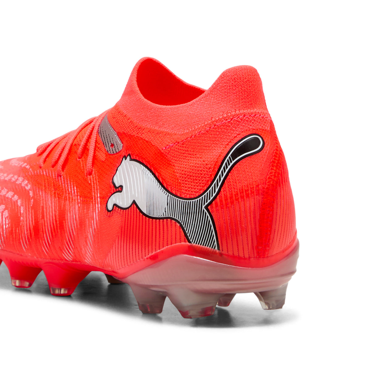 PUMA Future 9 Match FG/AG Firm/Multi-Ground Men's Soccer Cleats - Red/White/Black