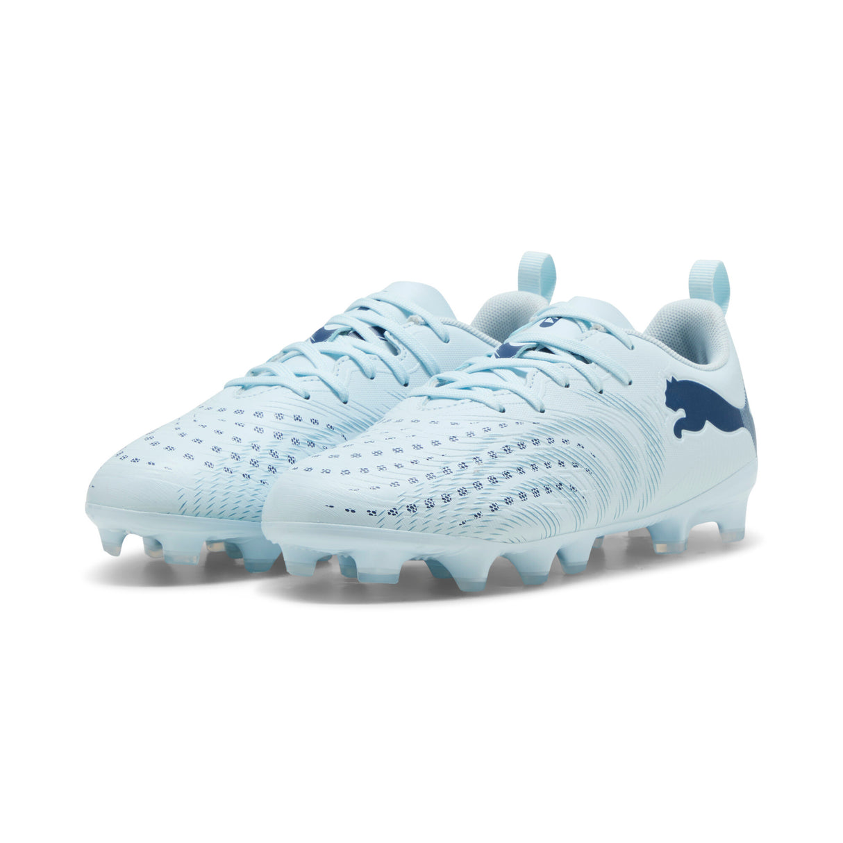 PUMA Future 9 Play FG/AG Firm Ground/Artificial Ground Youth Soccer Cleats - Icy Blue
