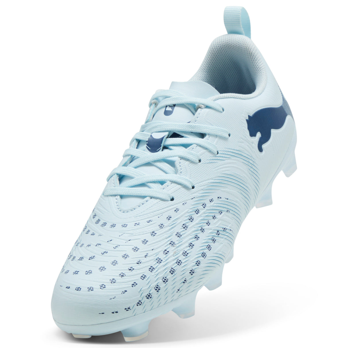 PUMA Future 9 Play FG/AG Firm Ground/Artificial Ground Youth Soccer Cleats - Icy Blue