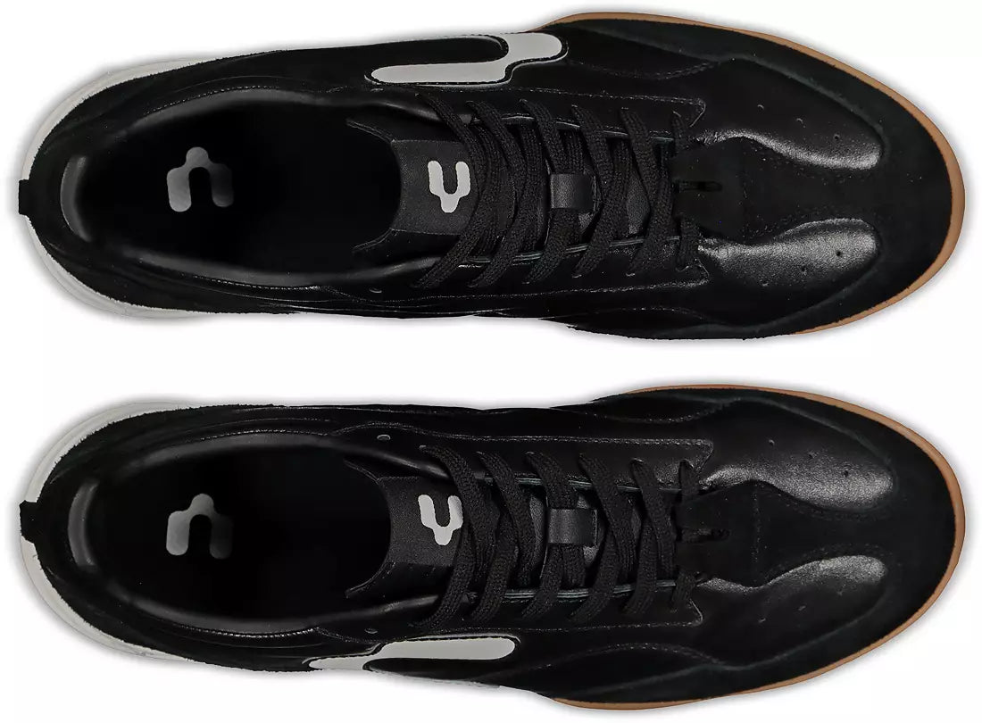 Charly Campista Leather Turf Men's Soccer Cleats - Black/White