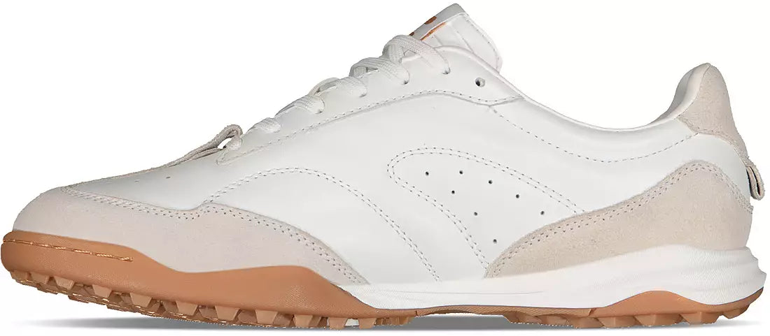 Charly Campista Leather Turf Men's Soccer Cleats - White/White