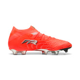 PUMA Future 9 Ultimate FG Firm Ground Men's Soccer Cleats - Red/White/Black