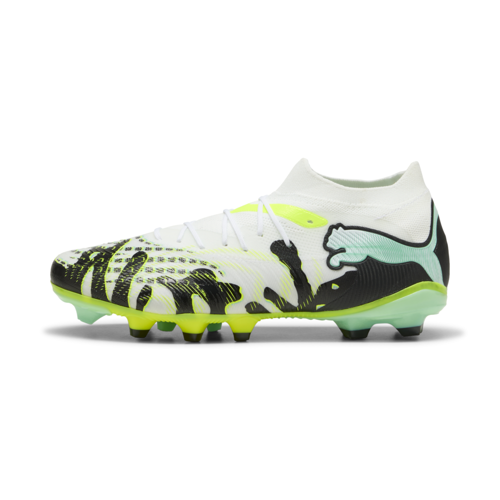 PUMA Future 9 Match Creativity FG/AG Firm Ground/Artificial Ground Men's Soccer Cleats - Yellow/White