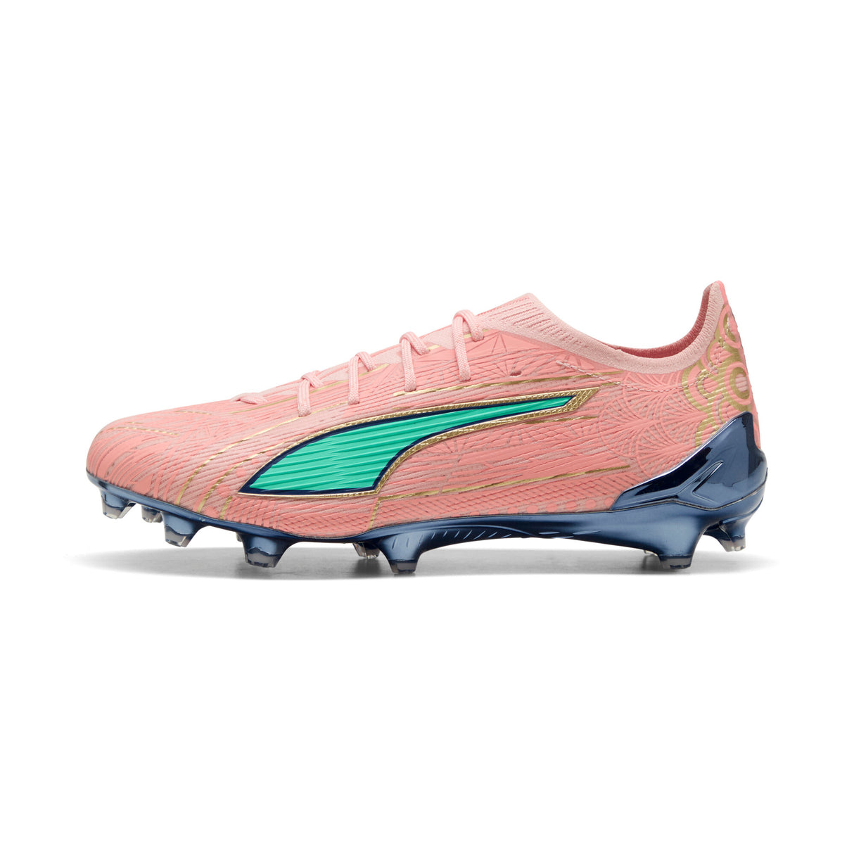 PUMA Ultra 6 Ultimate CA MIA FG Botas de fútbol para hombre de terreno firme - Dorado/Azul