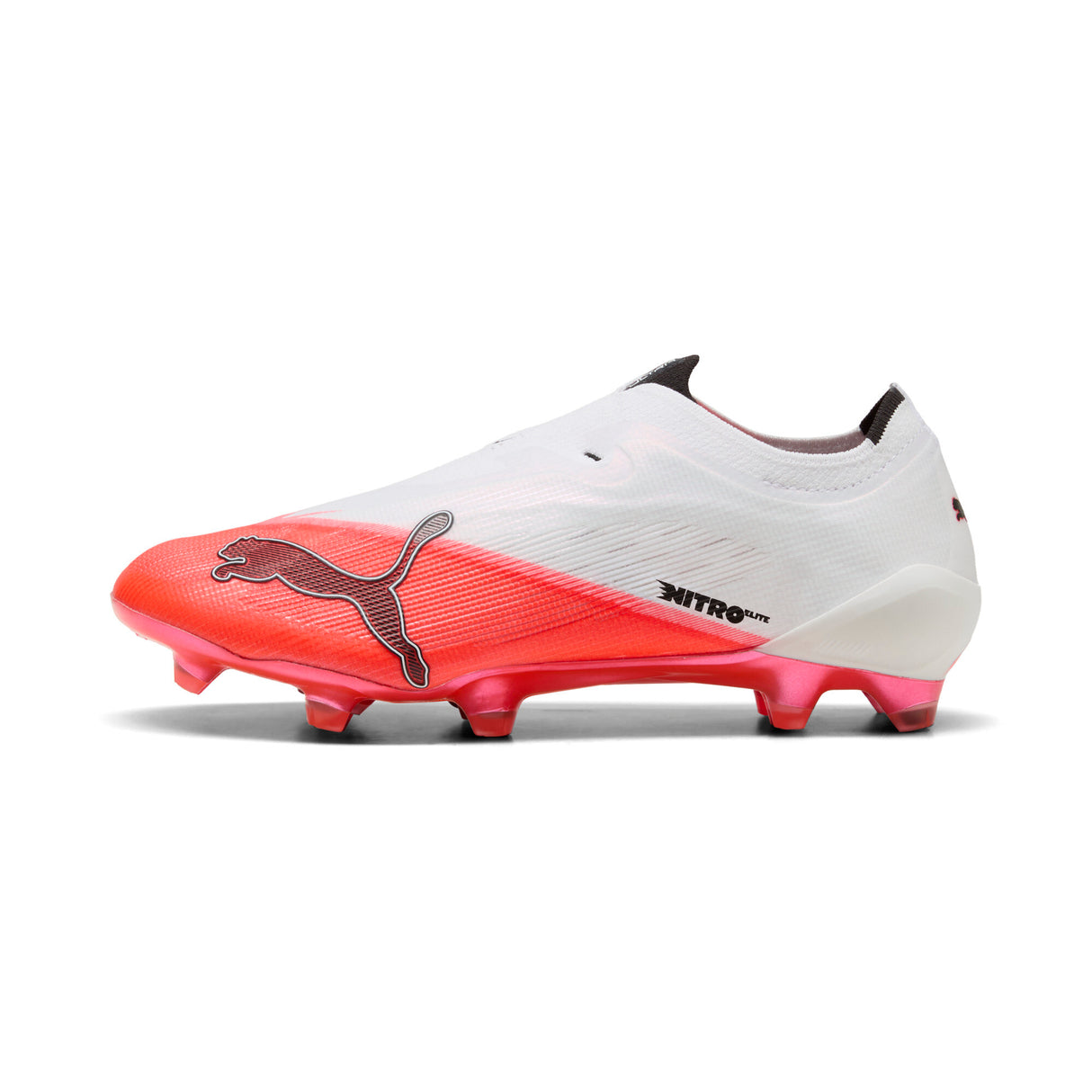 PUMA Ultra Nitro 7 Ultimate Laceless FG Firm Ground Men's Soccer Cleats - Red/Black/White