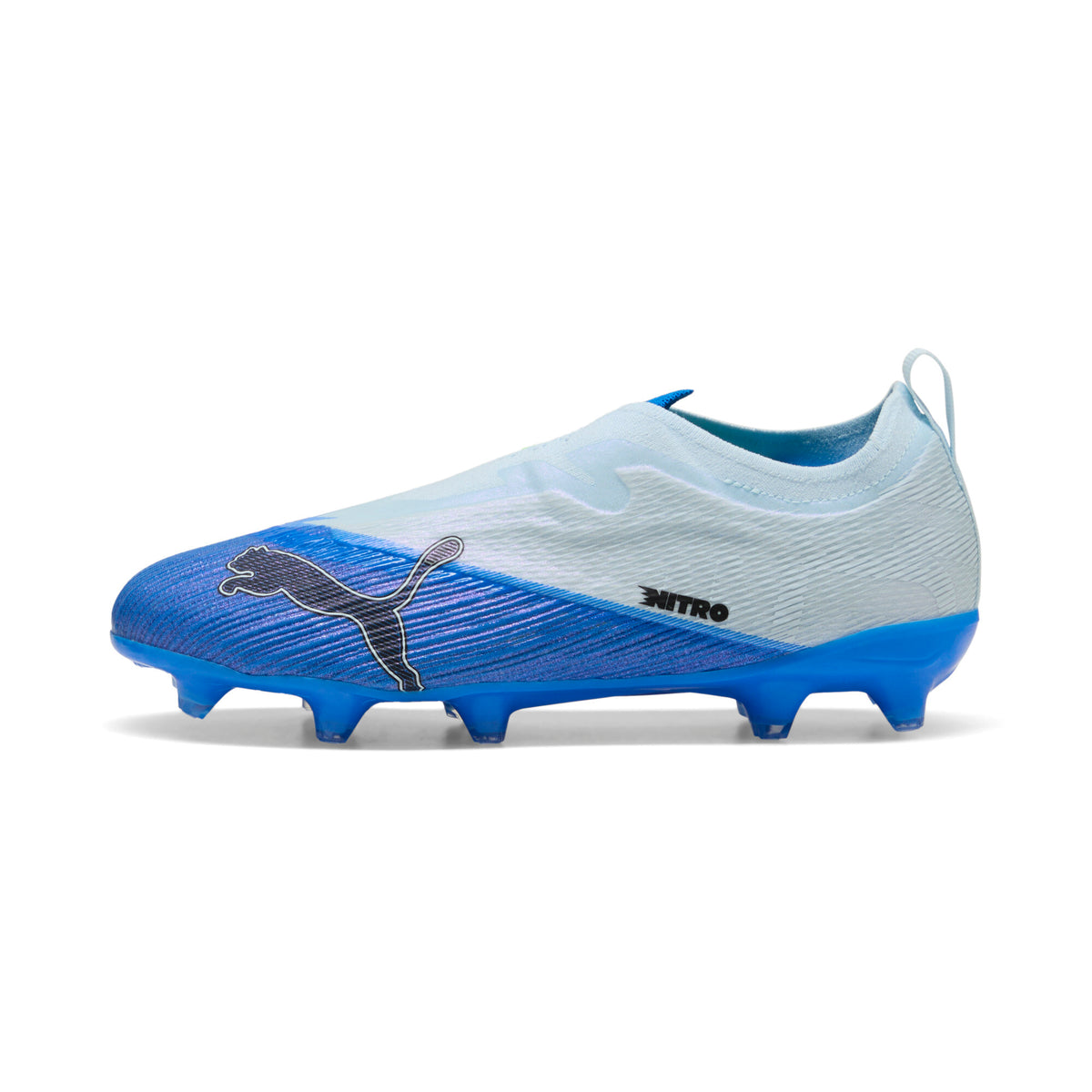 PUMA Ultra Nitro 7 Ultimate Laceless FG/AG Firm Ground/Artificial Ground Youth Soccer Cleats - Blue/Black