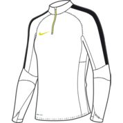 Capa intermedia Nike Squad W negra