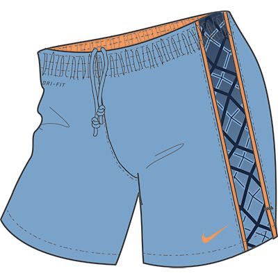 Pantalón corto Nike E4 WoveNike azul