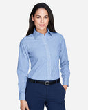 Devon & Jones Women's Crown Collection® Banker Stripe Woven Dress Shirt