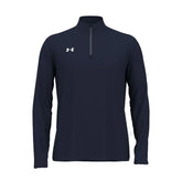 Sudadera con capucha y cremallera 1/4 Tech de Under Armour en azul marino