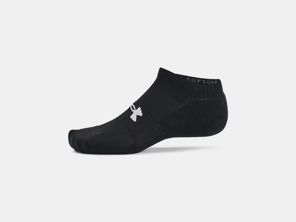 Calcetines Under Armour Training de algodón unisex sin mostrar (paquete de 6)