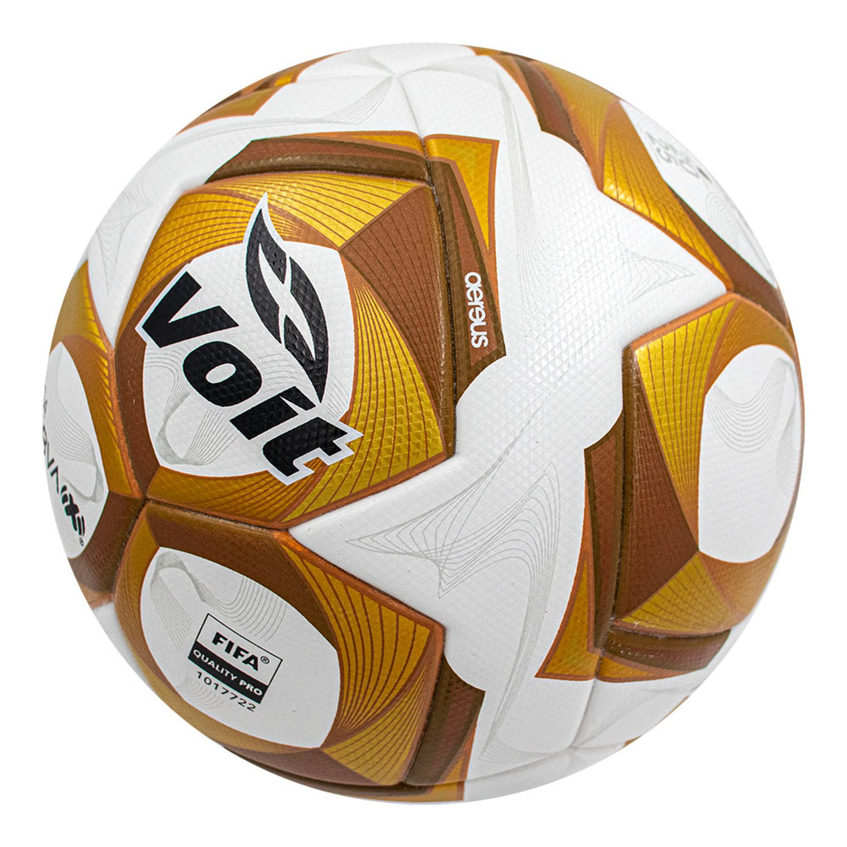 Voit AEREUS Liga MX Opening 2025 Liguilla Quality FIFA Pro Soccer Ball - White/Gold/Black