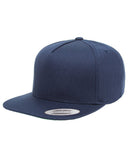 YP Classics Five-Panel Cotton Twill Snapback Cap - 6007