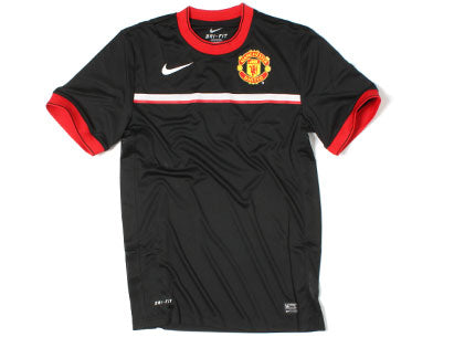 Nike Manchester United SS Prematch Top - Black-Red