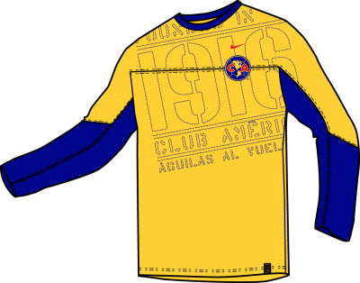 Camiseta de manga larga con capas Nike América - Dijon/Rapid/Samba/Rapid