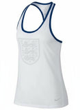Camiseta sin mangas Nike England W con escudo blanco