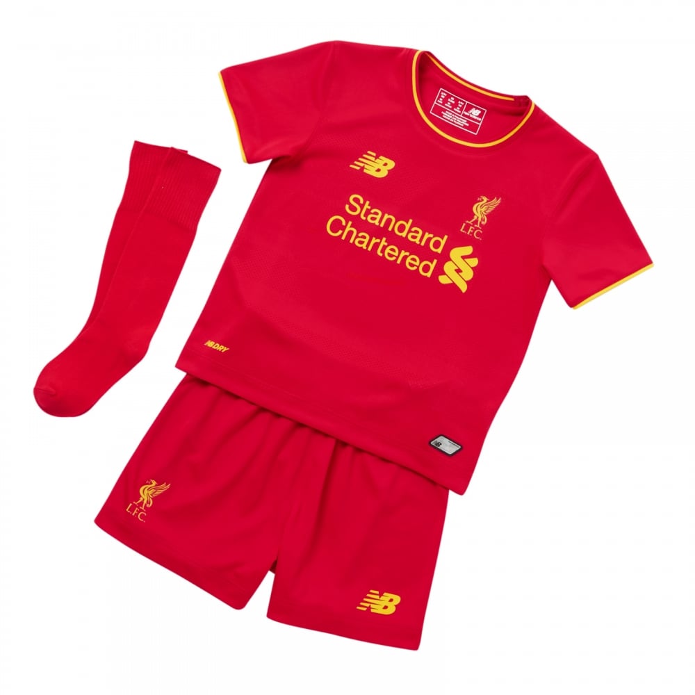 Kit de fútbol de local New Balance Liverpool 16 R