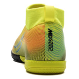 Nike JR Superfly 7 Academy IC Indoor Soccer Shoes - Lemon Venom/Black/Aurora Green