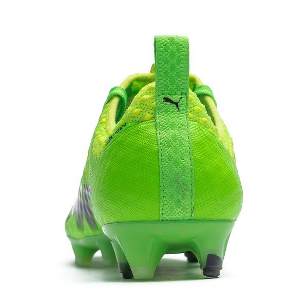 PUMA Evopower Vigor 1 FG Firm Ground Soccer Cleats - Green Gecko/Black/Yellow