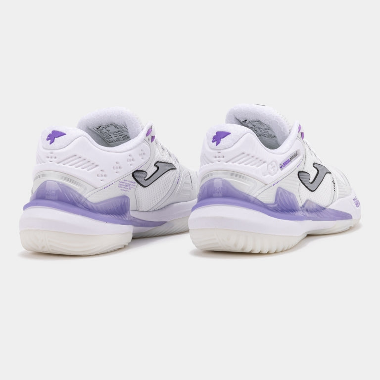 Joma P.Stroke Women's Pickleball Shoes - White/Purple