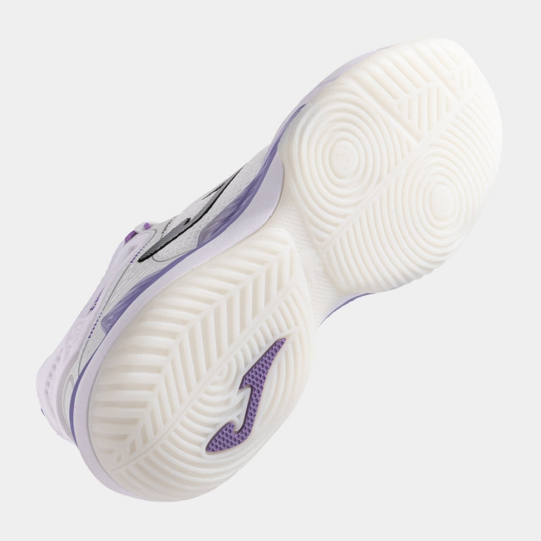 Joma P.Stroke Women's Pickleball Shoes - White/Purple
