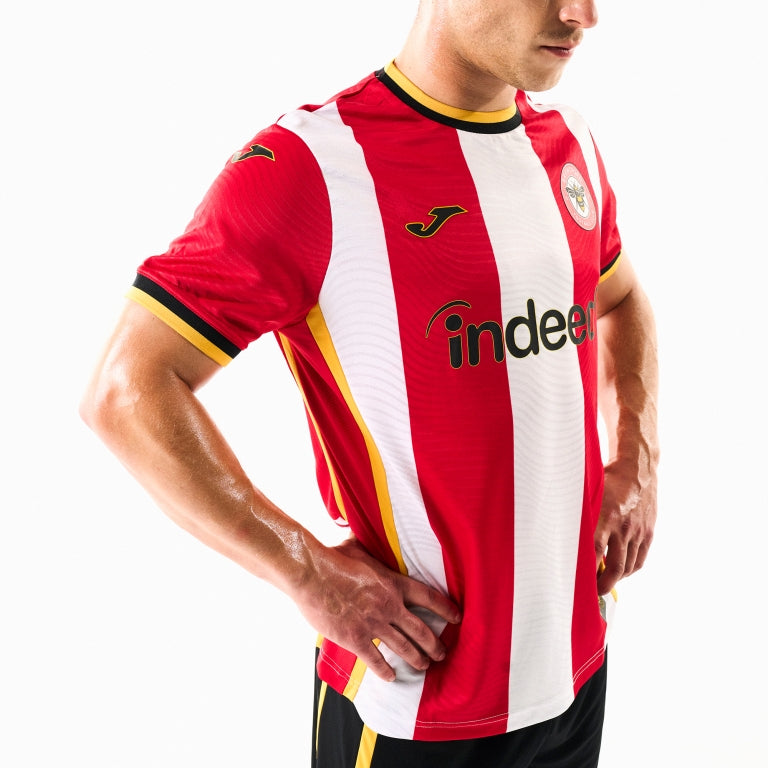 Joma Brentford FC Short Sleeve Away Men's Soccer Jersey - Navy/White