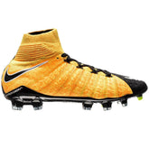Nike Kids' Jr. Hypervenom Phantom III Dynamic Fit (FG) Firm Ground Soccer Cleats - Laser Orange/Black/White/Volt