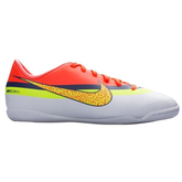 Nike JR Mercurial Victory IV CR7 Youth Indoor Soccer Shoes - White/Blue/Crimson
