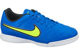 Nike Tiempo Genio Leather IC Youth Soccer Shoes - Soar/Volt