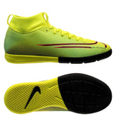 Nike JR Superfly 7 Academy IC Indoor Soccer Shoes - Lemon Venom/Black/Aurora Green