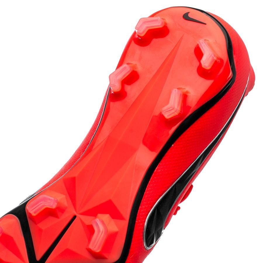 Nike Phantom Venom Elite FG Youth Soccer Cleats - Bright Crimson/Black/Crimson