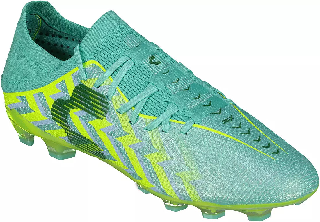 Charly Zinetik 26 PFX Firm Ground Men's Soccer Cleats - White/Blue